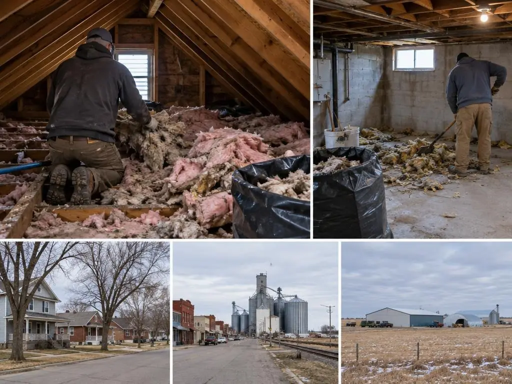 Old Insulation Removal in Hutchinson, KS